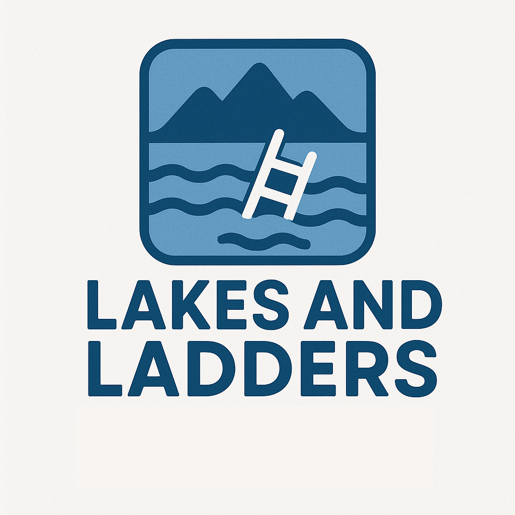 Lakes and Ladders logo with text